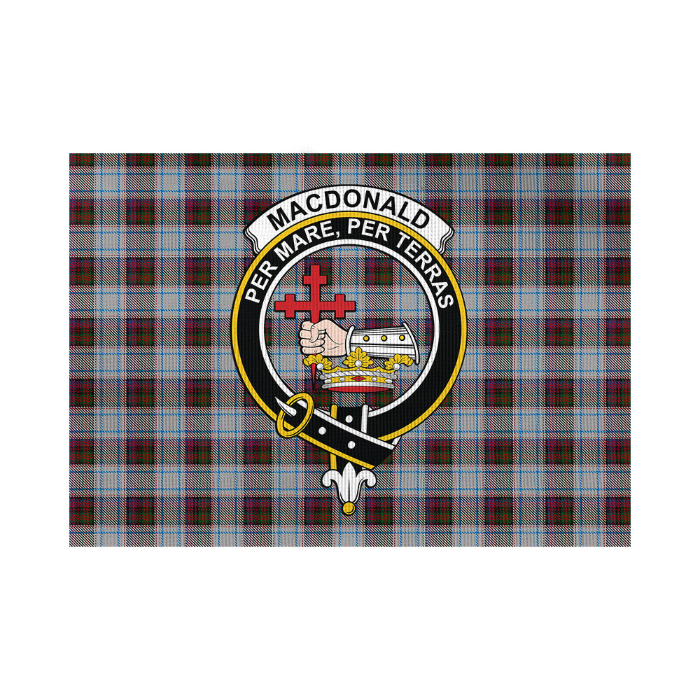 MacDonald Dress Ancient Tartan Flag with Family Crest - Tartan Vibes Clothing