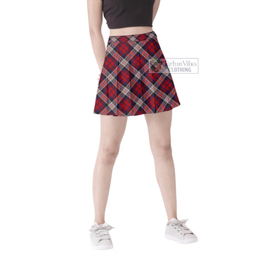 MacDonald Dress Irish Tartan Women's Plated Mini Skirt Cross Style