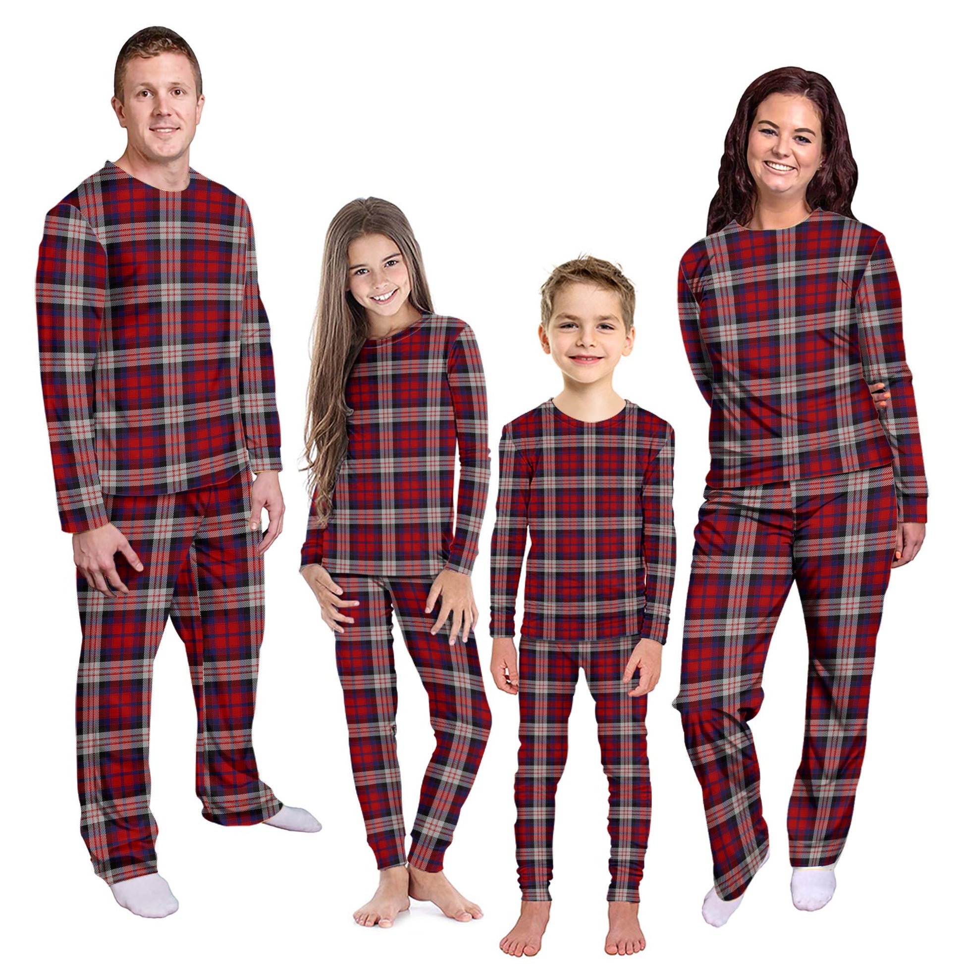 MacDonald Dress Irish Tartan Pajamas Family Set Kid - Tartan Vibes Clothing