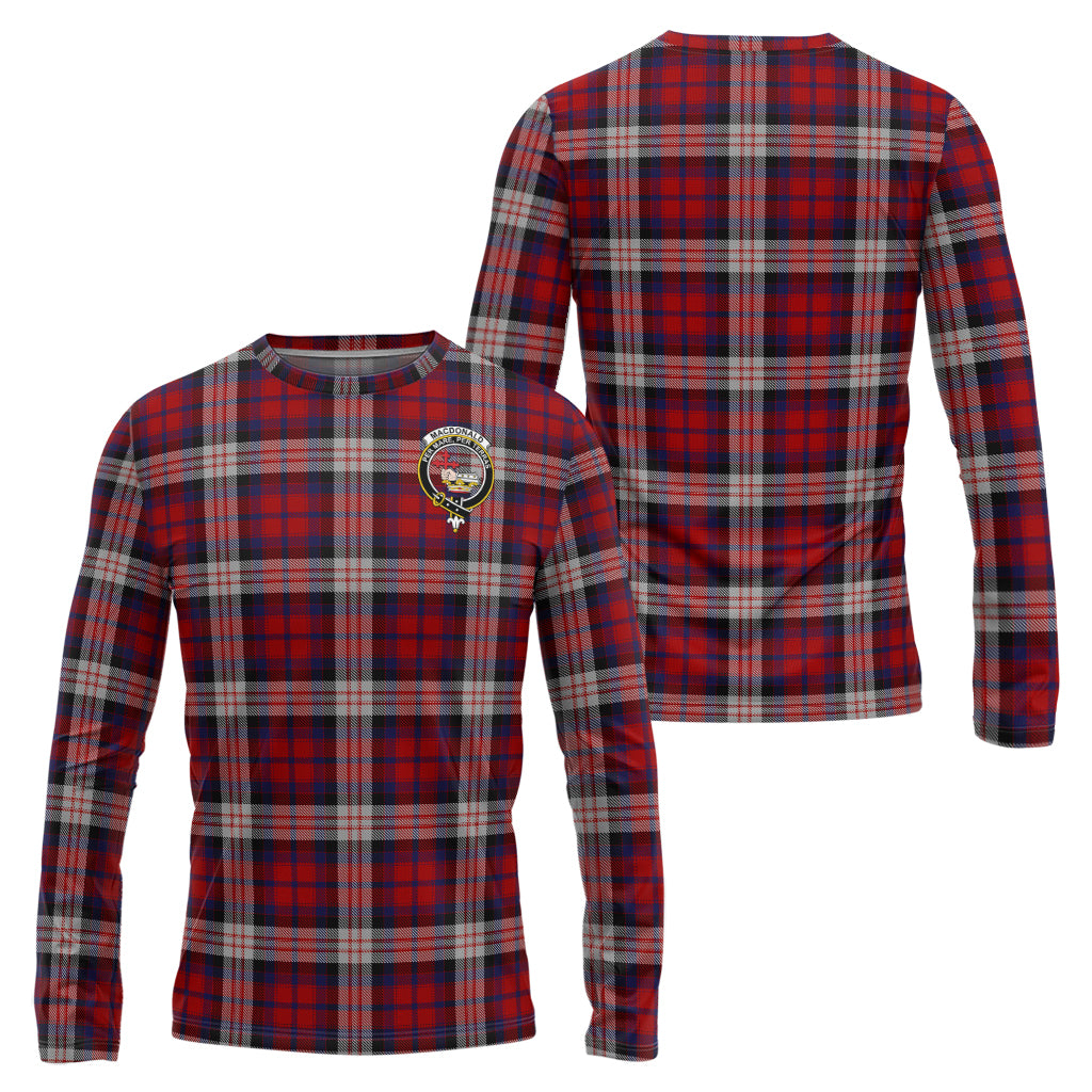 macdonald-dress-irish-tartan-long-sleeve-t-shirt-with-family-crest