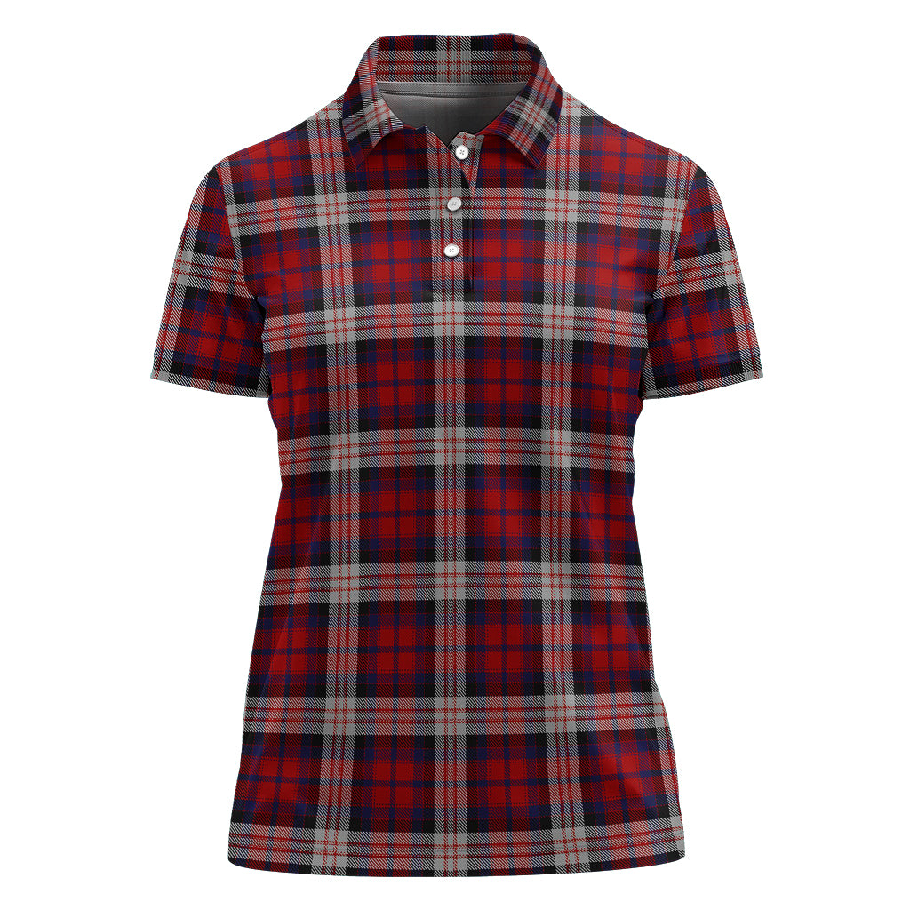 MacDonald Dress Irish Tartan Polo Shirt For Women - Tartan Vibes Clothing