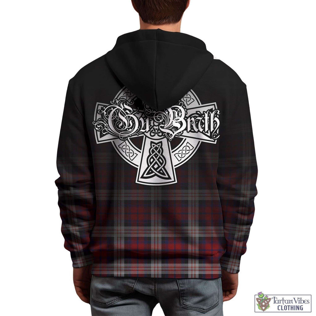 Tartan Vibes Clothing MacDonald Dress Irish Tartan Hoodie Featuring Alba Gu Brath Family Crest Celtic Inspired