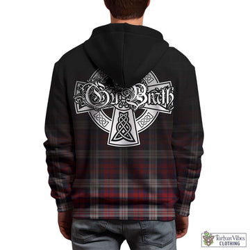 MacDonald Dress Irish Tartan Hoodie Featuring Alba Gu Brath Family Crest Celtic Inspired