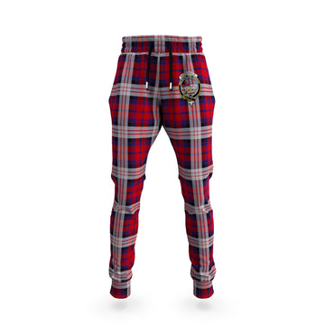 MacDonald Dress Irish Tartan Joggers Pants with Family Crest