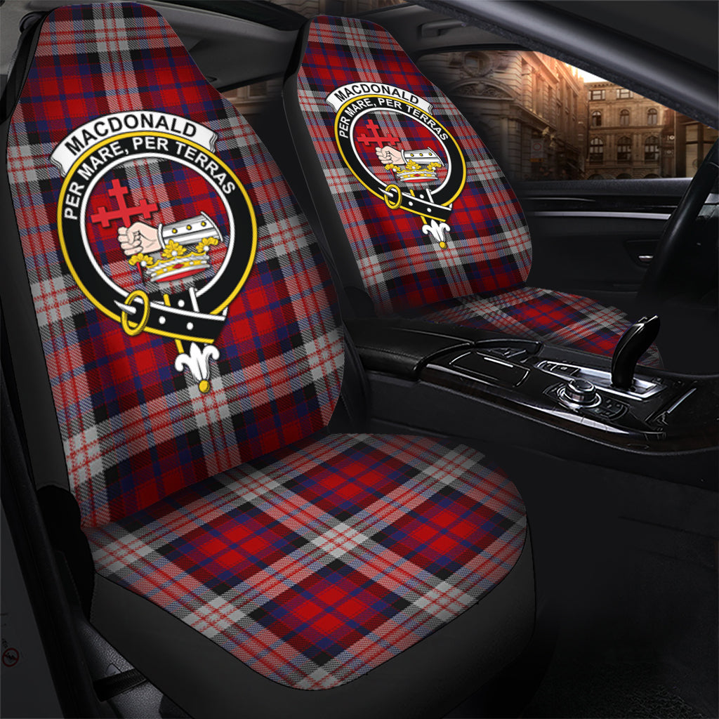 MacDonald Dress Irish Tartan Car Seat Cover with Family Crest - Tartanvibesclothing