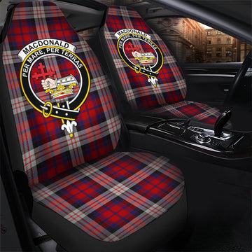 MacDonald Dress Irish Tartan Car Seat Cover with Family Crest