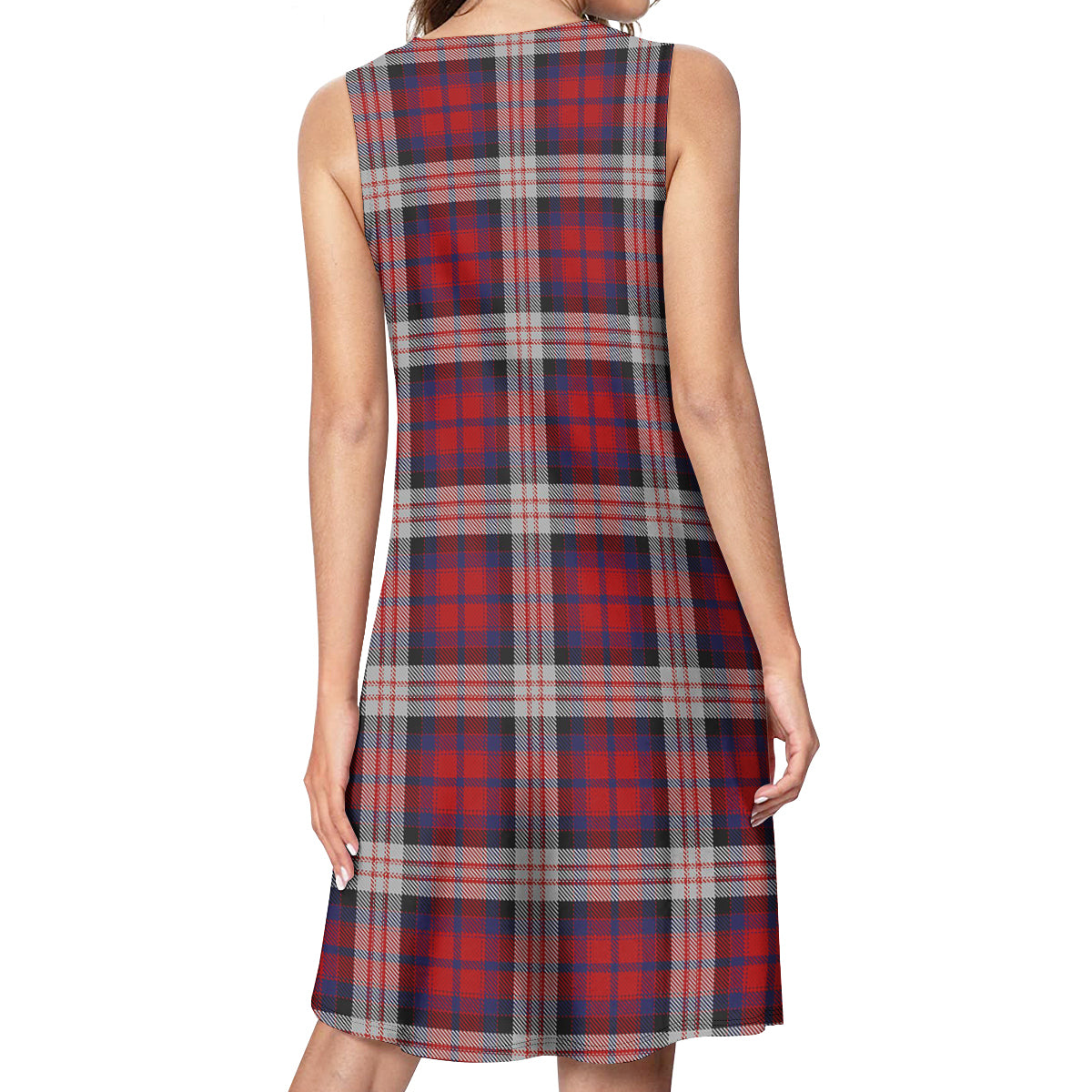 MacDonald Dress Irish Tartan Womens Casual Dresses - Tartanvibesclothing