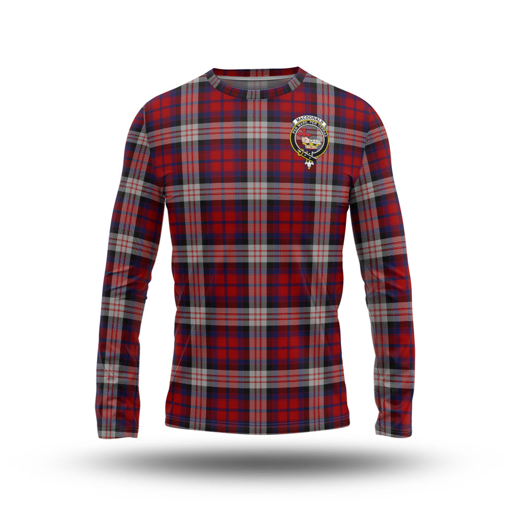 macdonald-dress-irish-tartan-long-sleeve-t-shirt-with-family-crest