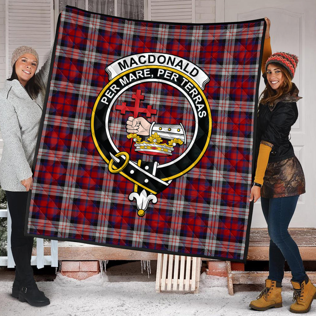 macdonald-dress-irish-tartan-quilt-with-family-crest