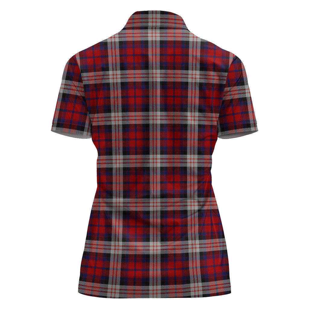 MacDonald Dress Irish Tartan Polo Shirt For Women - Tartan Vibes Clothing