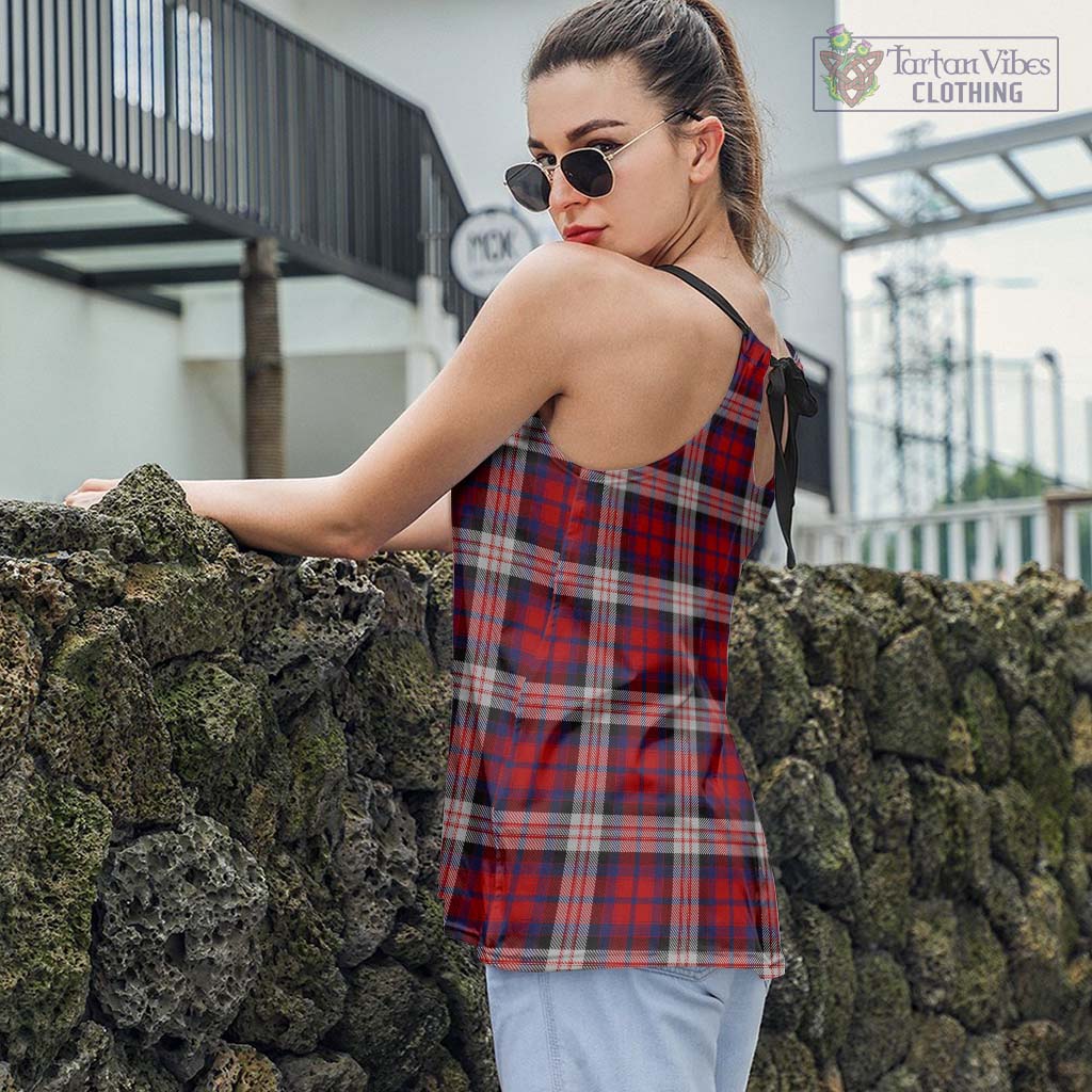 Tartan Vibes Clothing MacDonald Dress Irish Tartan Loose Halter Neck Camisole