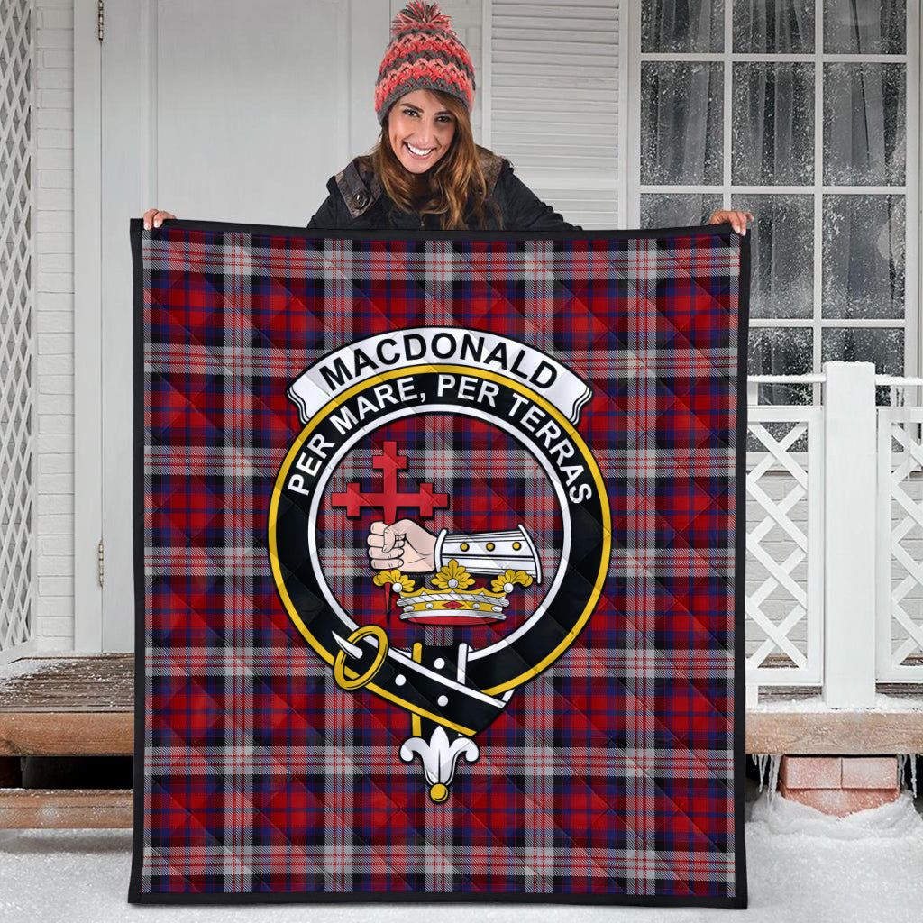 macdonald-dress-irish-tartan-quilt-with-family-crest