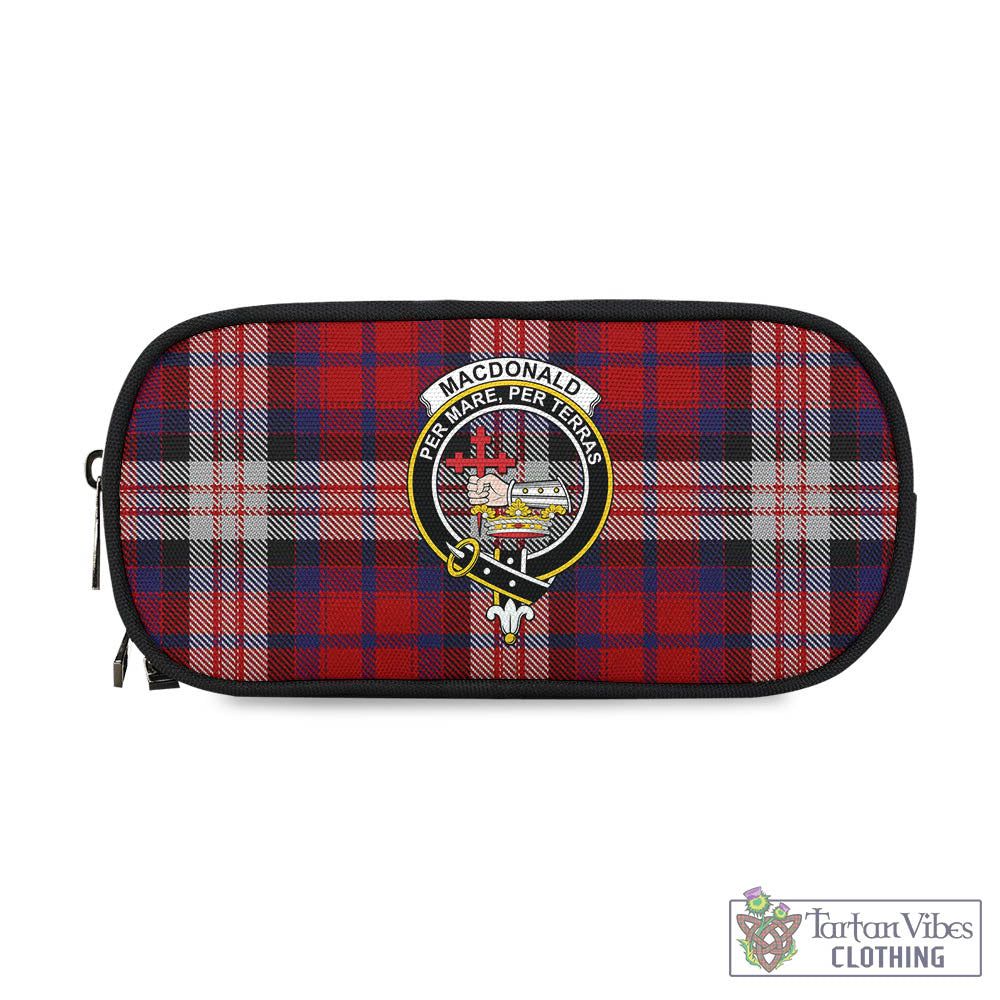 Tartan Vibes Clothing MacDonald Dress Irish Tartan Pen and Pencil Case with Family Crest