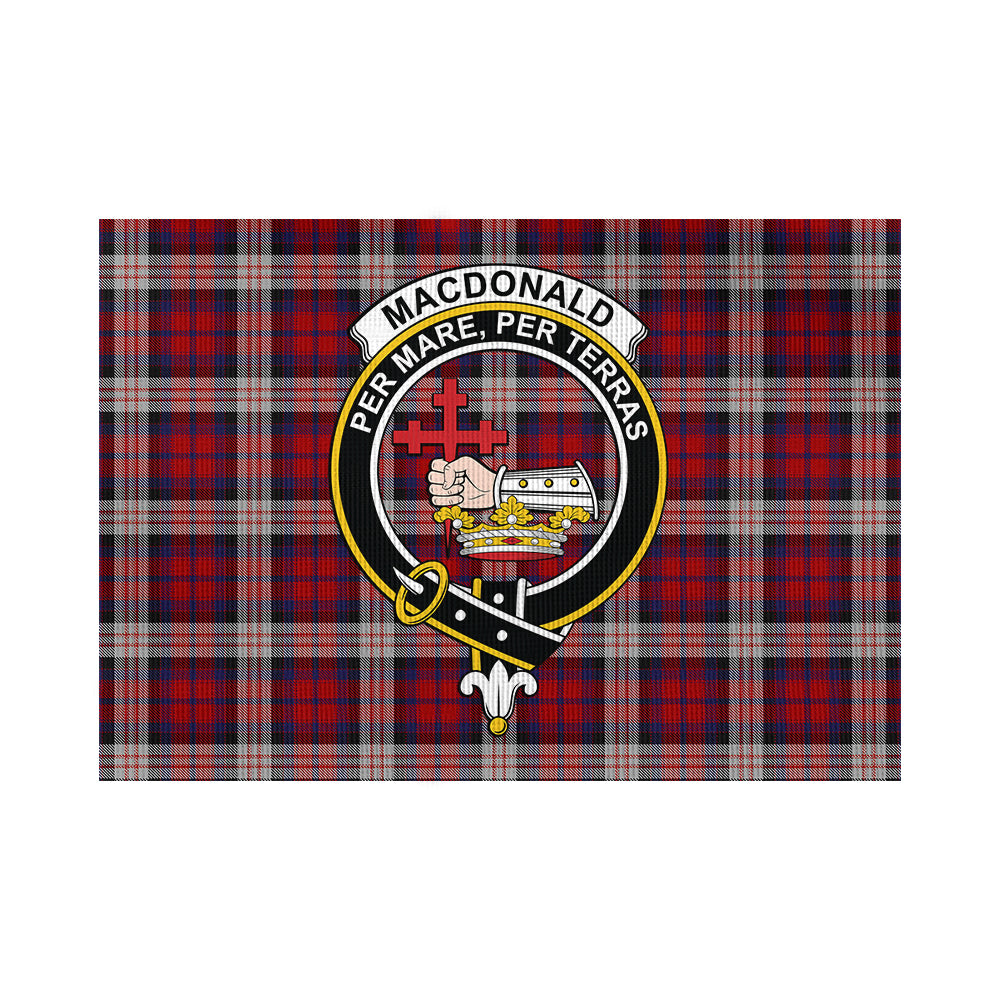 MacDonald Dress Irish Tartan Flag with Family Crest - Tartan Vibes Clothing