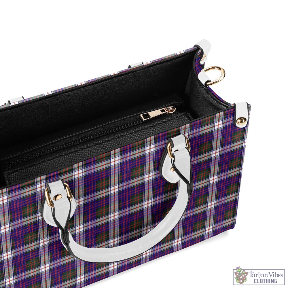 Tartan Vibes Clothing MacDonald Dress Modern Tartan Luxury Leather Handbags