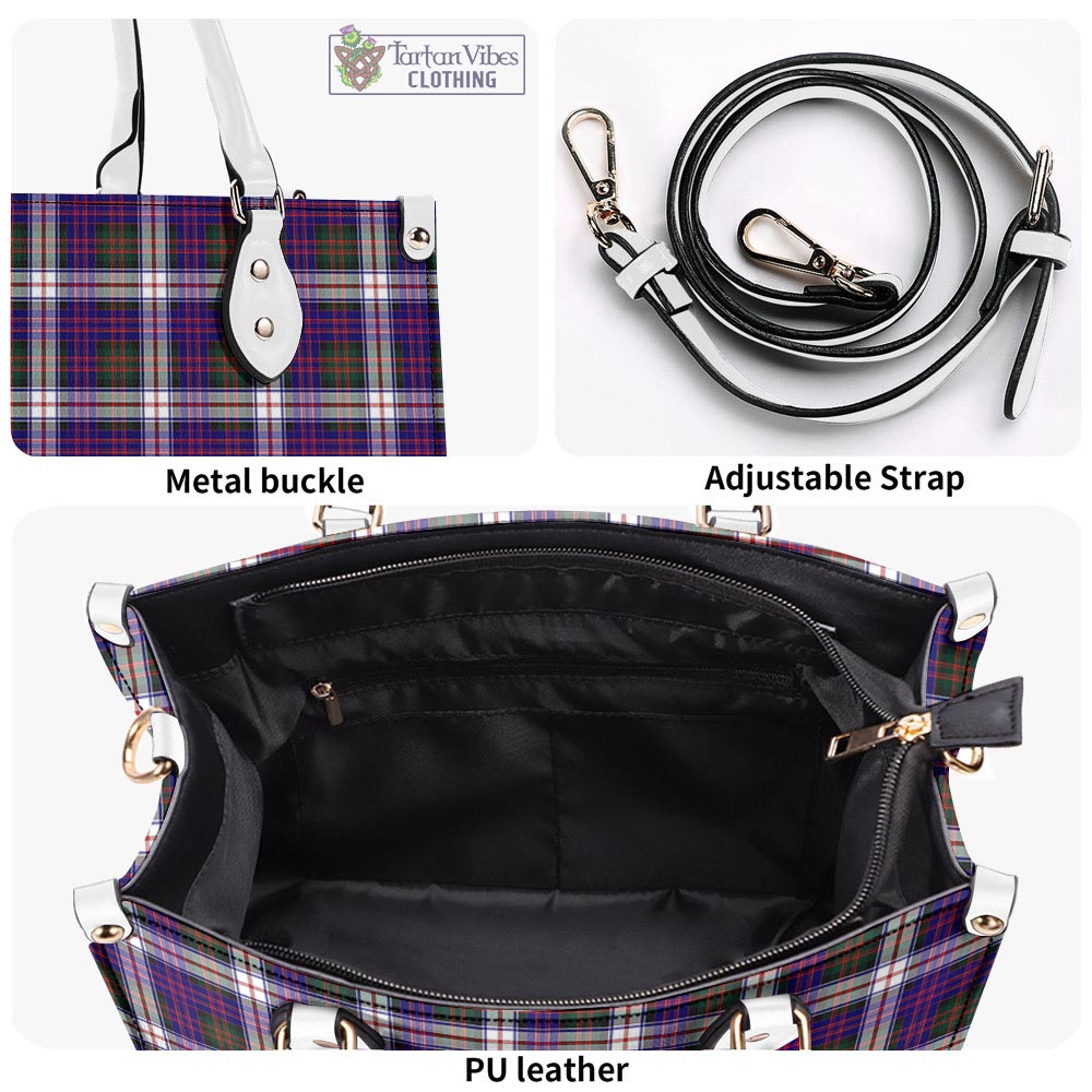 Tartan Vibes Clothing MacDonald Dress Modern Tartan Luxury Leather Handbags