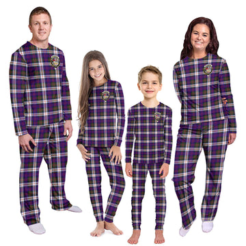 MacDonald Dress Modern Tartan Pajamas Family Set with Family Crest