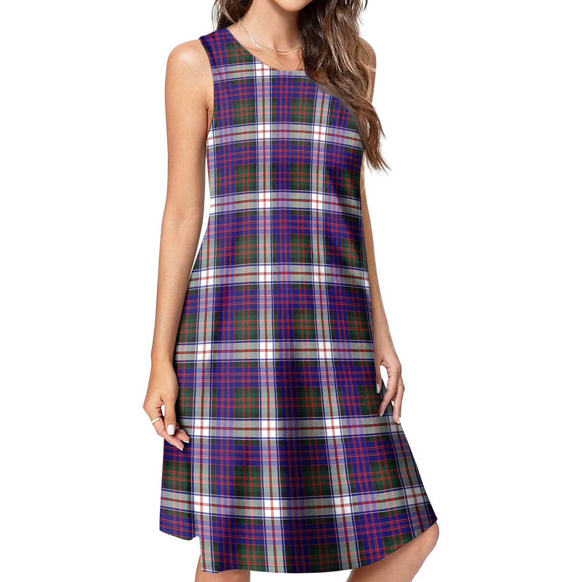 MacDonald Dress Modern Tartan Womens Casual Dresses - Tartanvibesclothing