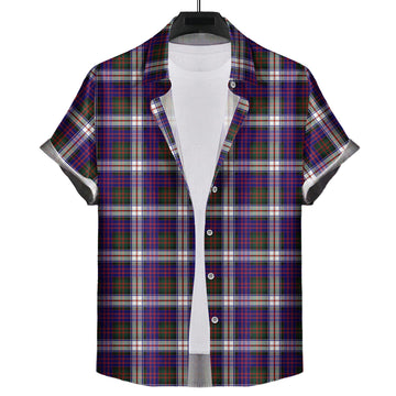 MacDonald Dress Modern Tartan Short Sleeve Button Down Shirt