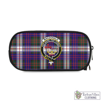 MacDonald Dress Modern Tartan Pen and Pencil Case with Family Crest