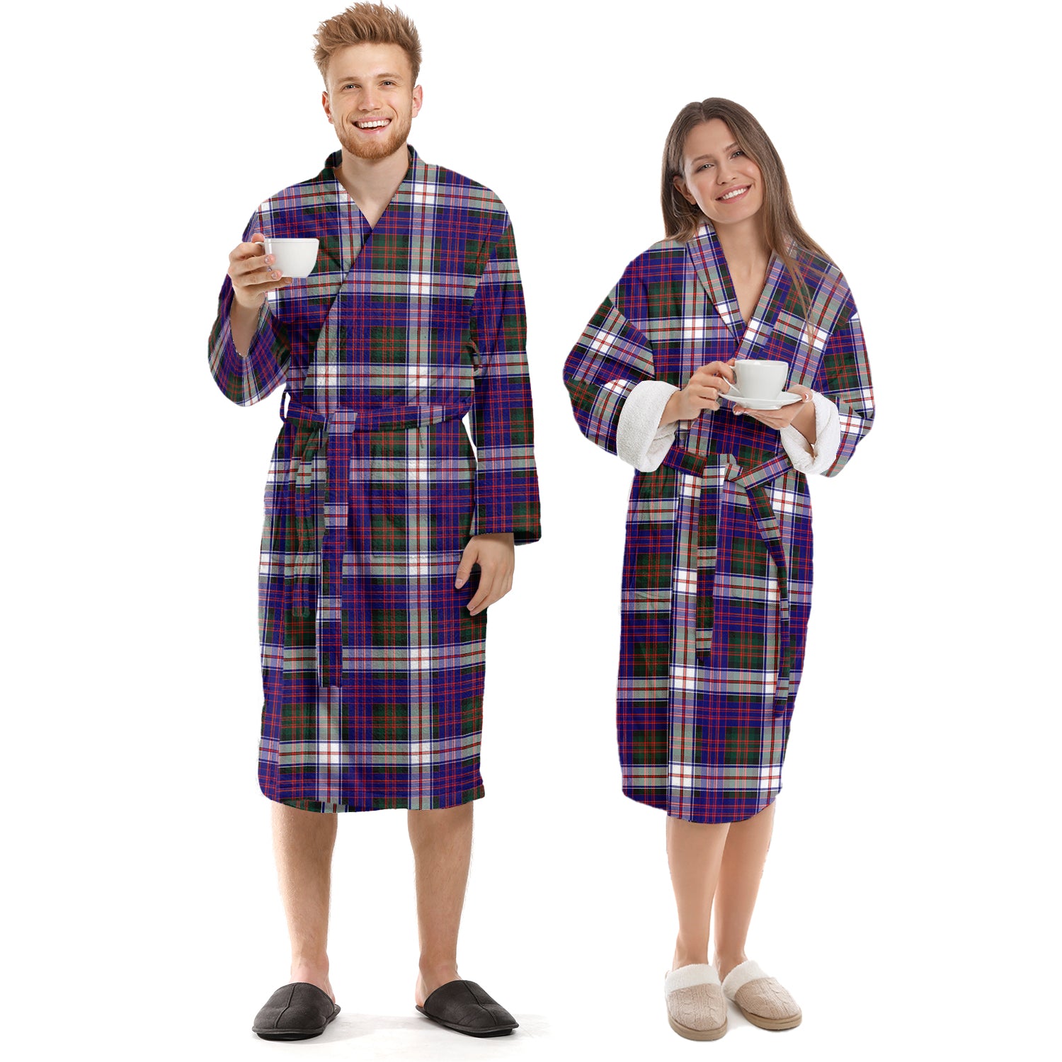 MacDonald Dress Modern Tartan Bathrobe Unisex S - Tartan Vibes Clothing