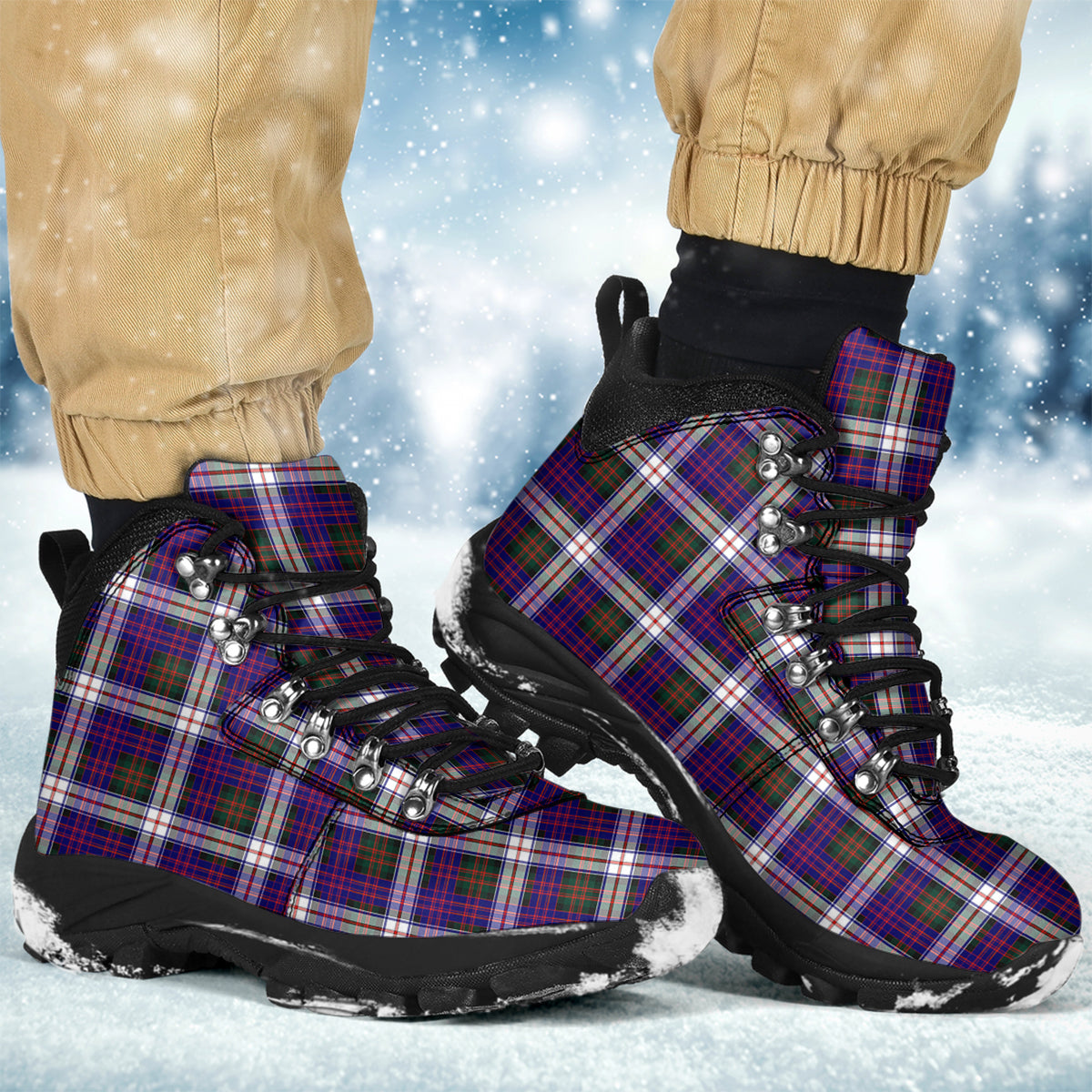 MacDonald Dress Modern Tartan Alpine Boots - Tartanvibesclothing