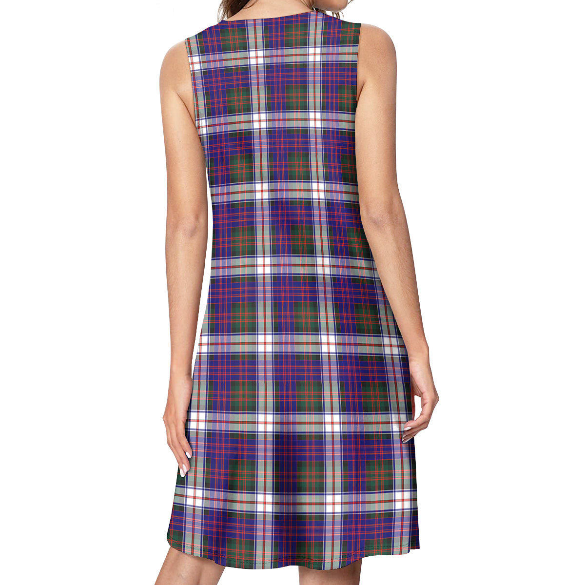 MacDonald Dress Modern Tartan Womens Casual Dresses - Tartanvibesclothing