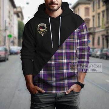 MacDonald Dress Modern Tartan Hoodie with Family Crest and Military Logo Style