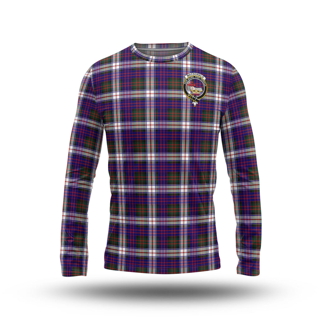 macdonald-dress-modern-tartan-long-sleeve-t-shirt-with-family-crest