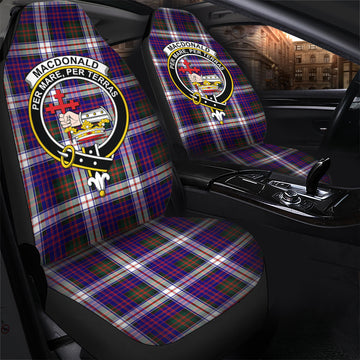 MacDonald Dress Modern Tartan Car Seat Cover with Family Crest