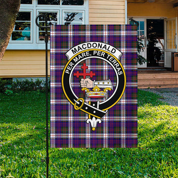 MacDonald Dress Modern Tartan Flag with Family Crest