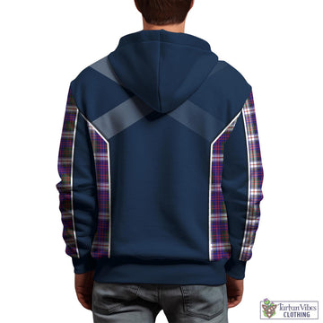 MacDonald Dress Modern Tartan Hoodie with Family Crest and Scottish Thistle Vibes Sport Style