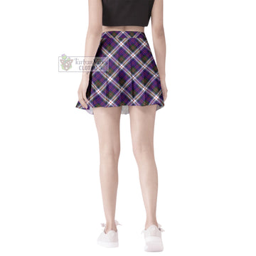 MacDonald Dress Modern Tartan Women's Plated Mini Skirt Cross Style