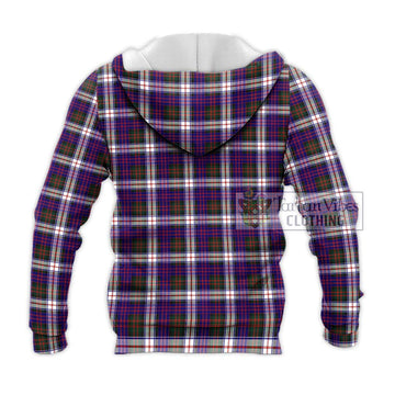 MacDonald Dress Modern Tartan Knitted Hoodie with Family Crest DNA In Me Style