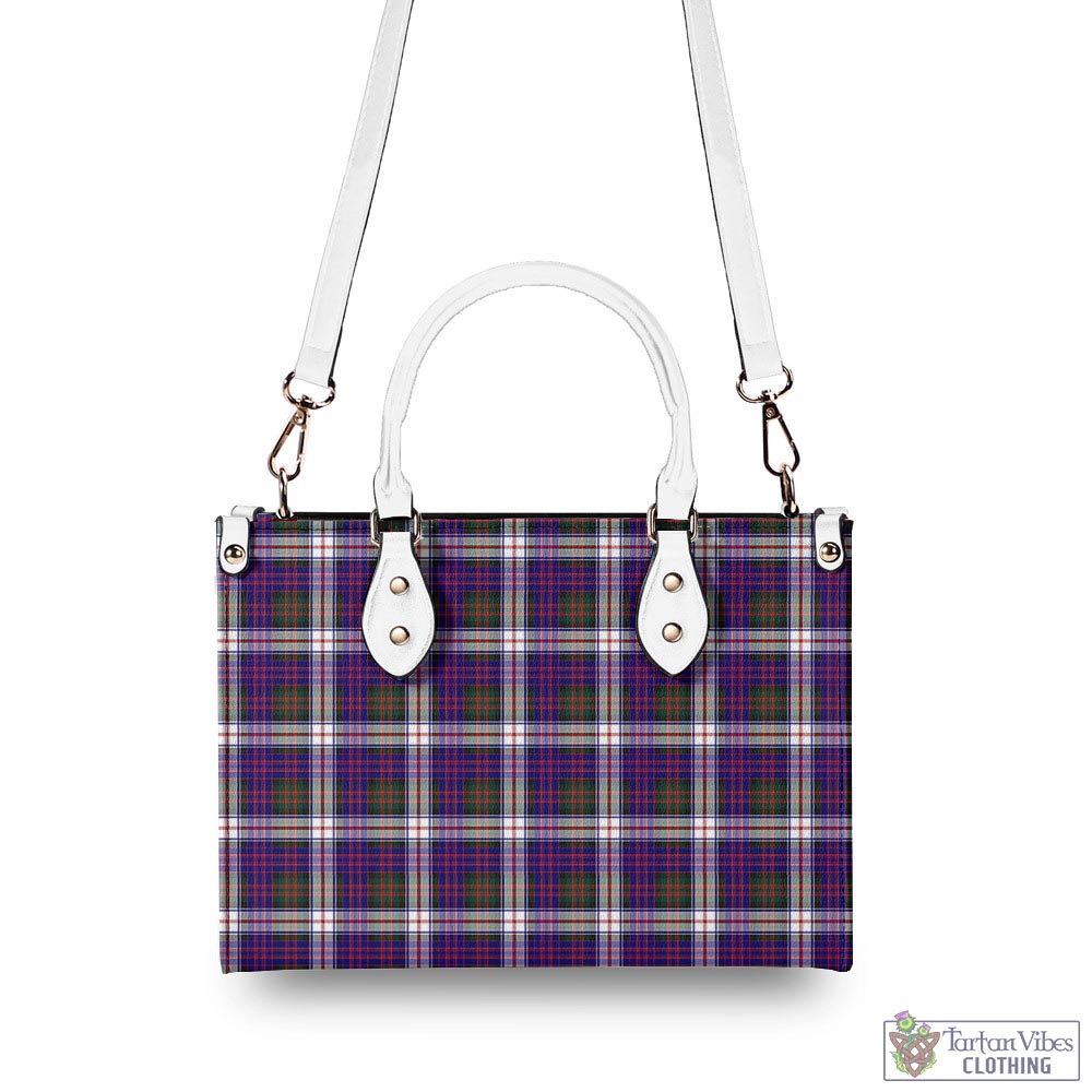 Tartan Vibes Clothing MacDonald Dress Modern Tartan Luxury Leather Handbags