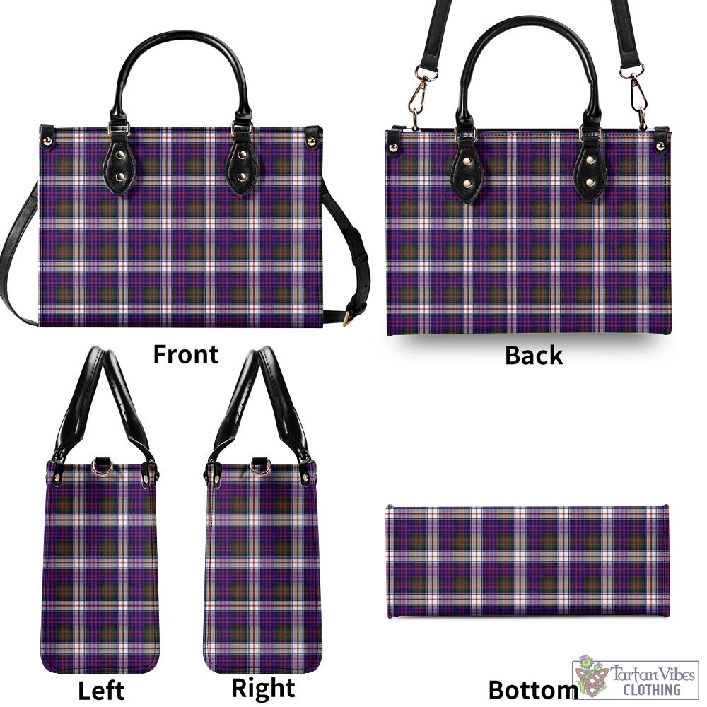 Tartan Vibes Clothing MacDonald Dress Modern Tartan Luxury Leather Handbags