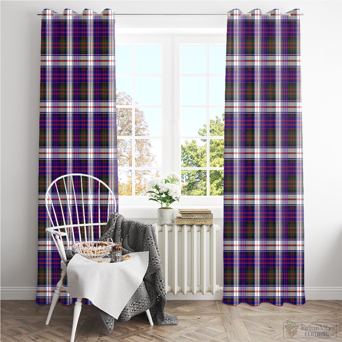 MacDonald Dress Modern Tartan Window Curtain