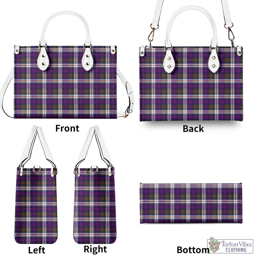 Tartan Vibes Clothing MacDonald Dress Modern Tartan Luxury Leather Handbags