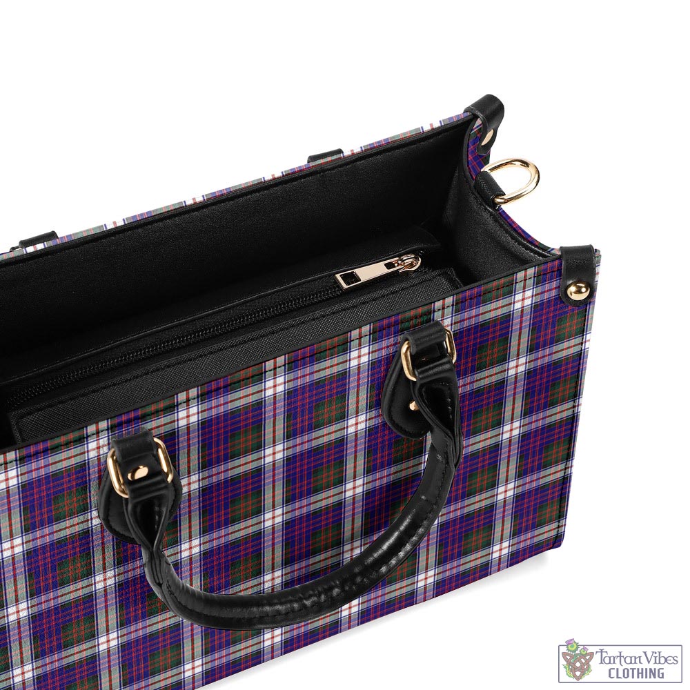 Tartan Vibes Clothing MacDonald Dress Modern Tartan Luxury Leather Handbags