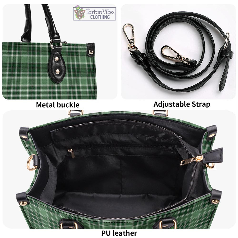 Tartan Vibes Clothing MacDonald Lord of the Isles Hunting Tartan Luxury Leather Handbags