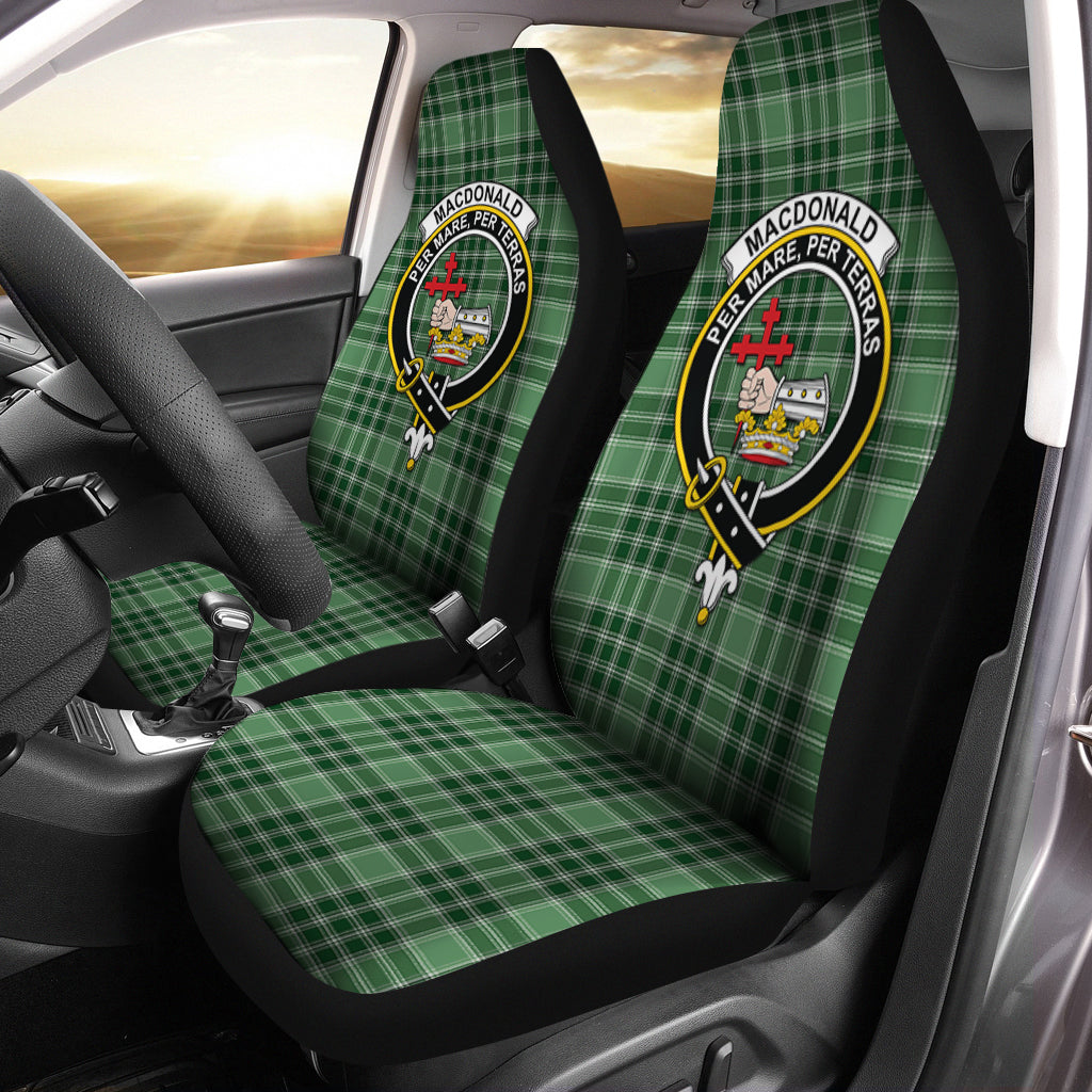 MacDonald Lord of the Isles Hunting Tartan Car Seat Cover with Family Crest One Size - Tartanvibesclothing