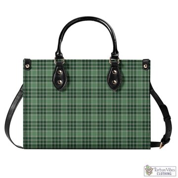 MacDonald Lord of the Isles Hunting Tartan Luxury Leather Handbags