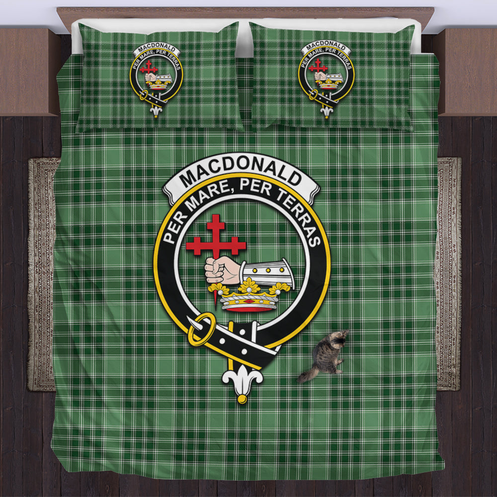 MacDonald Lord of the Isles Hunting Tartan Bedding Set with Family Crest US Bedding Set - Tartan Vibes Clothing