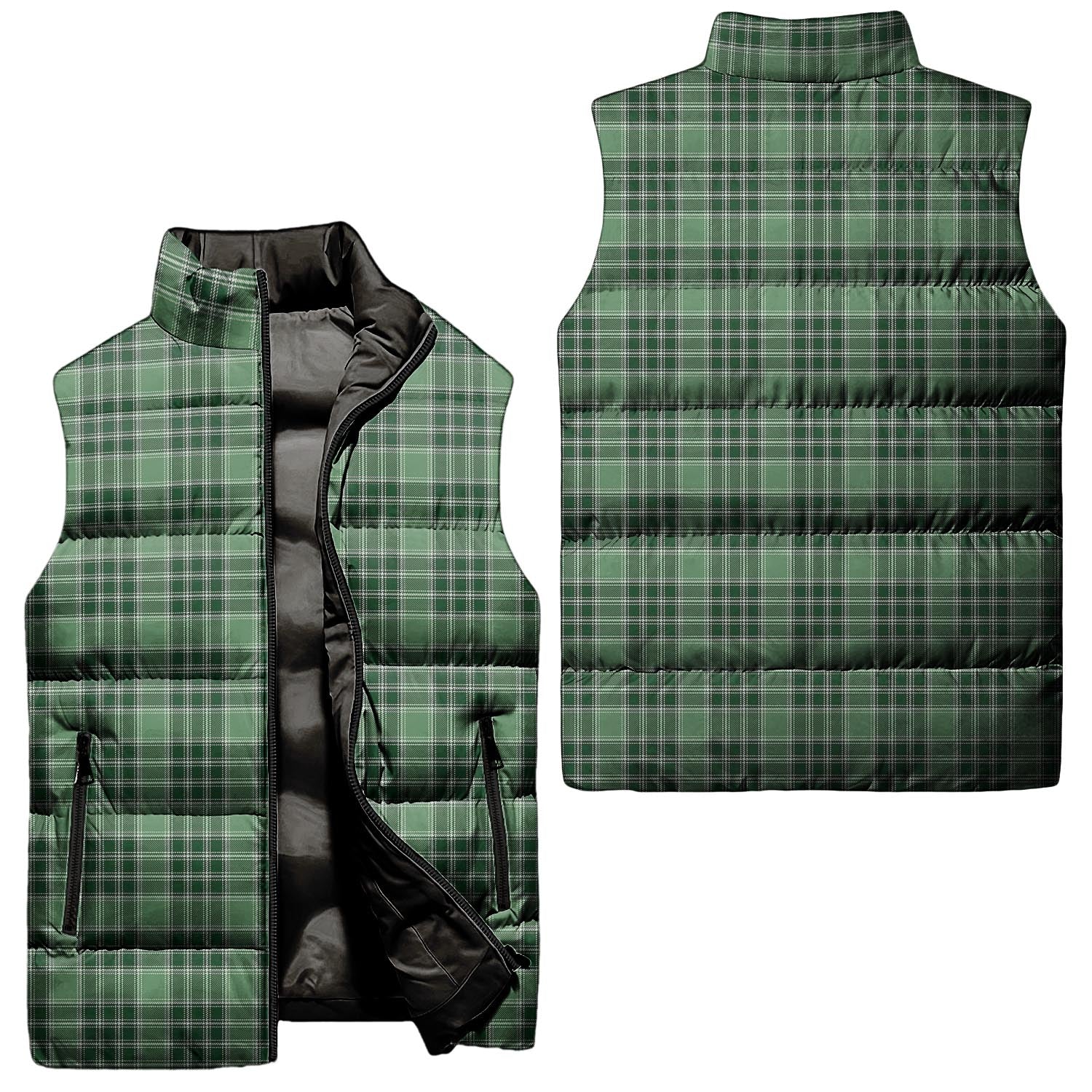 MacDonald Lord of the Isles Hunting Tartan Sleeveless Puffer Jacket Unisex - Tartanvibesclothing