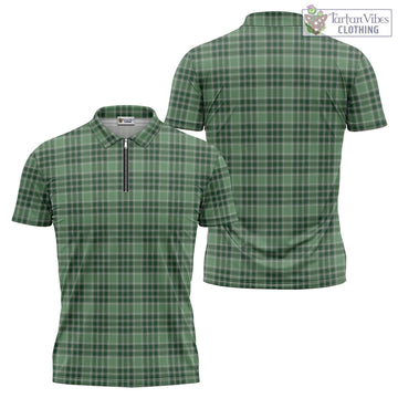 MacDonald Lord of the Isles Hunting Tartan Zipper Polo Shirt