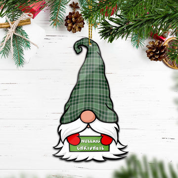 MacDonald Lord of the Isles Hunting Gnome Christmas Ornament with His Tartan Christmas Hat