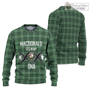 MacDonald Lord of the Isles Hunting Tartan Ugly Sweater with Family Crest DNA In Me Style