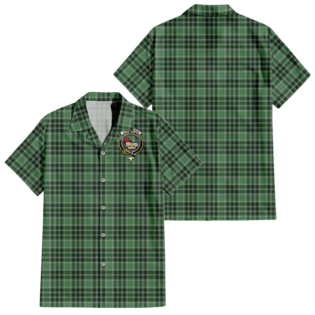 macdonald-lord-of-the-isles-hunting-tartan-short-sleeve-button-down-shirt-with-family-crest