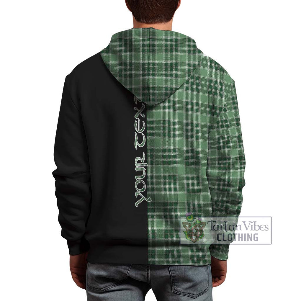 MacDonald Lord of the Isles Hunting Tartan Hoodie with Family Crest and Half Of Me Style - Tartanvibesclothing Shop