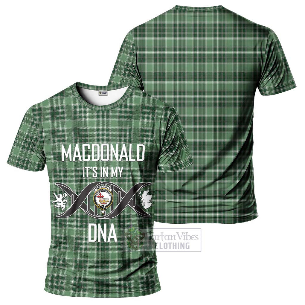 MacDonald Lord of the Isles Hunting Tartan T-Shirt with Family Crest DNA In Me Style - Tartan Vibes Clothing